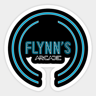 Flynn's Arcade logo Sticker